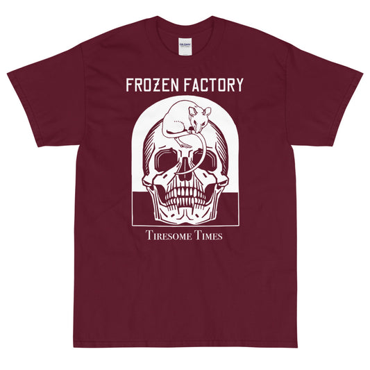 'Tiresome Times' White Print Tee